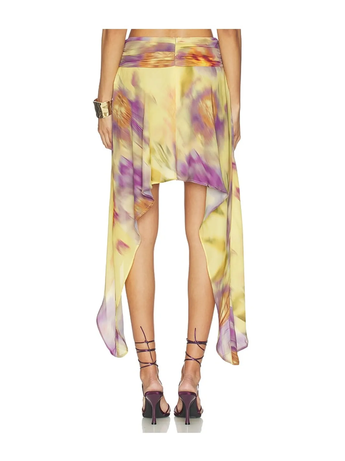 Runaway The Label TULIA スカート - Yellow,Purple. - 画像4