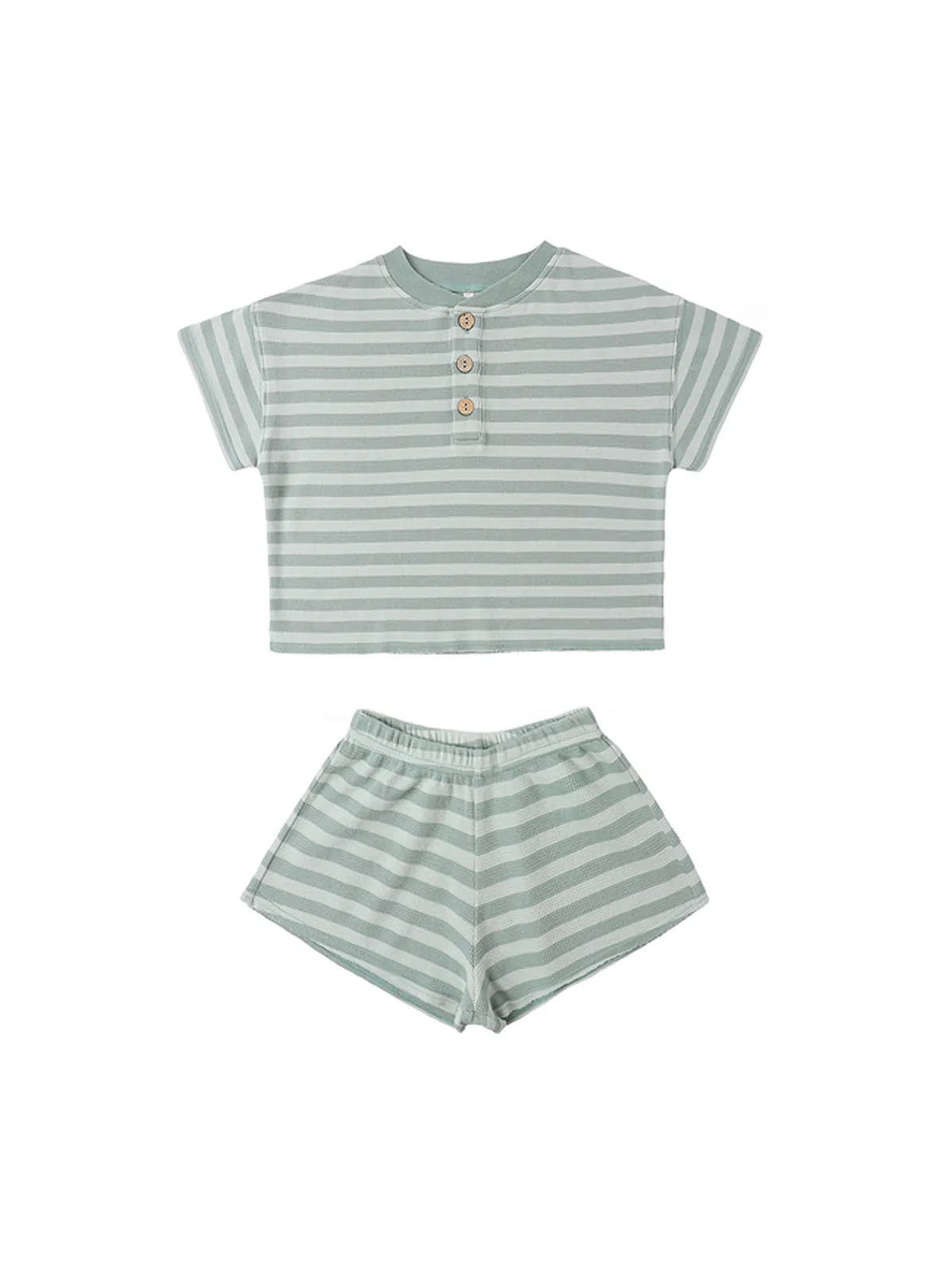 Rylee + Cru SUMMER トップスとショートパンツセット - 画像1