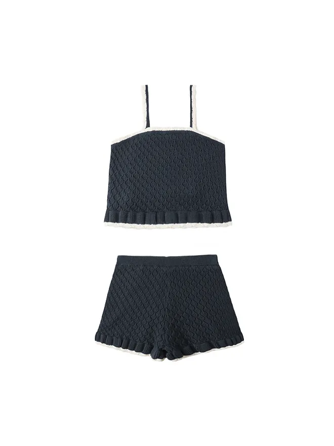 Rylee + Cru Rylee + Cru NAOMI トップスとショートパンツセットの商品画像