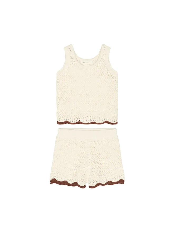Rylee + Cru Rylee + Cru Crochet Tank Setの商品画像