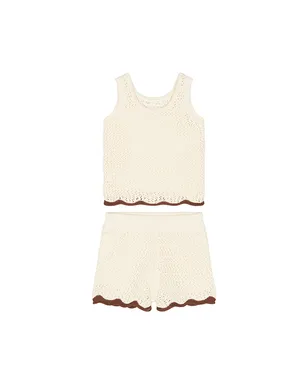 Rylee + Cru Crochet Tank Set - サムネイル1