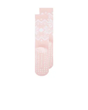 WellBeing + BeingWell FAIR ISLE GRIP SOCK ソックス - サムネイル4
