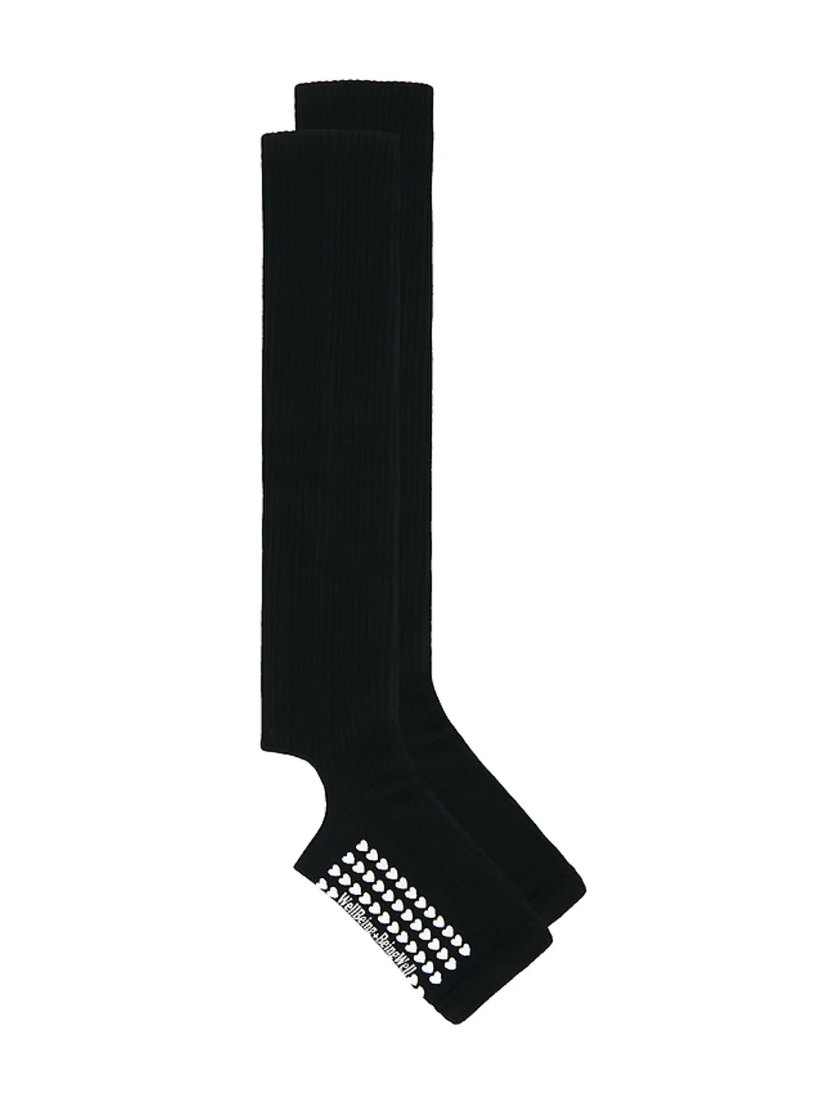 WellBeing + BeingWell GRIP LEGWARMER レッグウォーマー - Black,White. - 画像1
