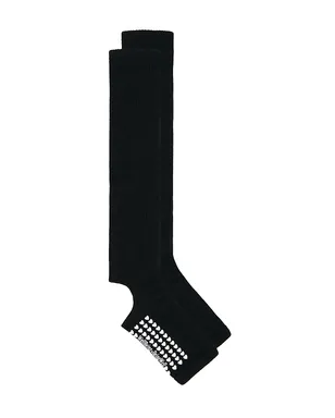 WellBeing + BeingWell GRIP LEGWARMER レッグウォーマー - Black,White. - サムネイル1