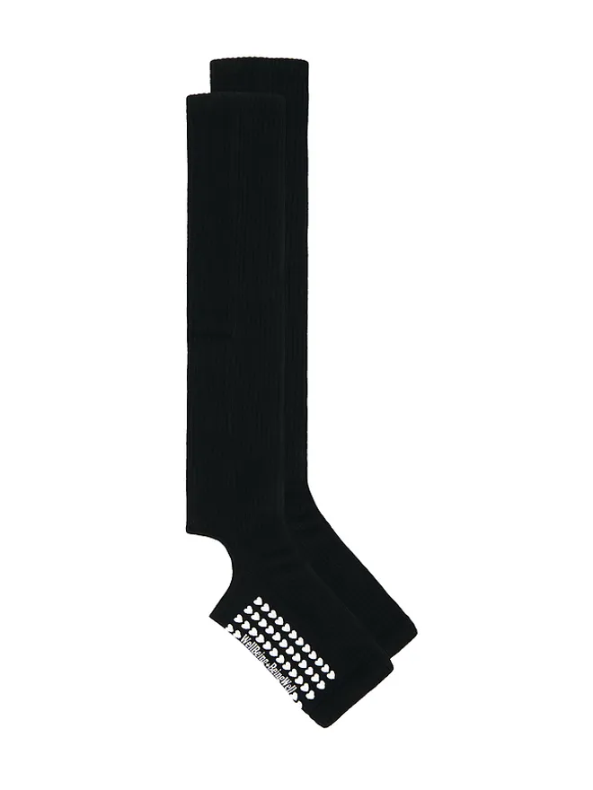 WellBeing + BeingWell WellBeing + BeingWell GRIP LEGWARMER レッグウォーマー - Black,White.の商品画像