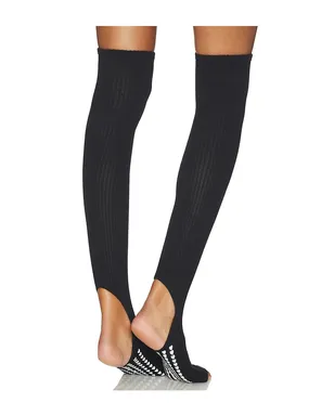 WellBeing + BeingWell GRIP LEGWARMER レッグウォーマー - Black,White. - サムネイル5