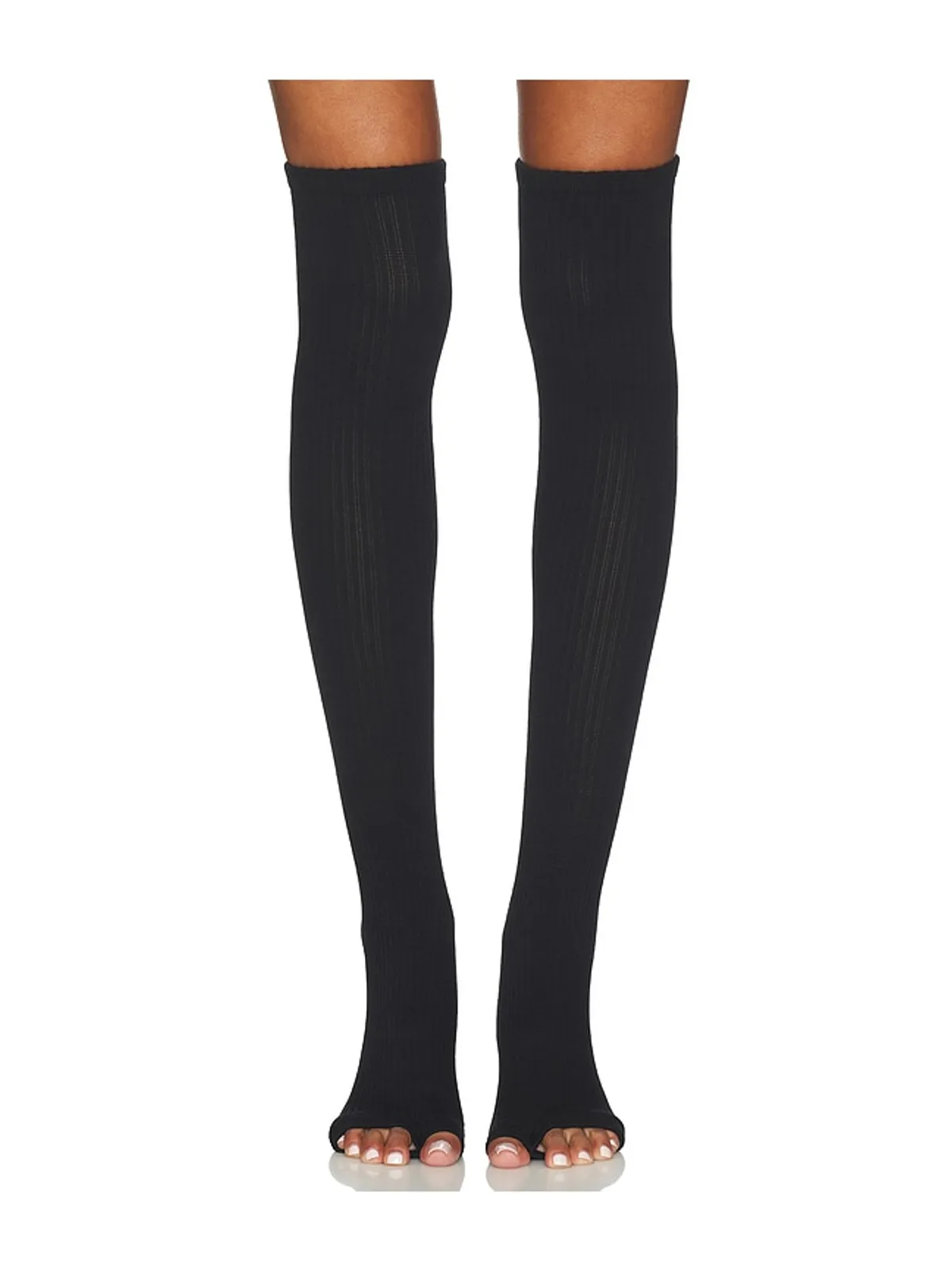WellBeing + BeingWell GRIP LEGWARMER レッグウォーマー - Black,White. - 画像6