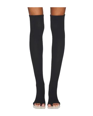 WellBeing + BeingWell GRIP LEGWARMER レッグウォーマー - Black,White. - サムネイル6