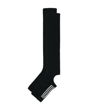 WellBeing + BeingWell GRIP LEGWARMER レッグウォーマー - Black,White. - サムネイル2