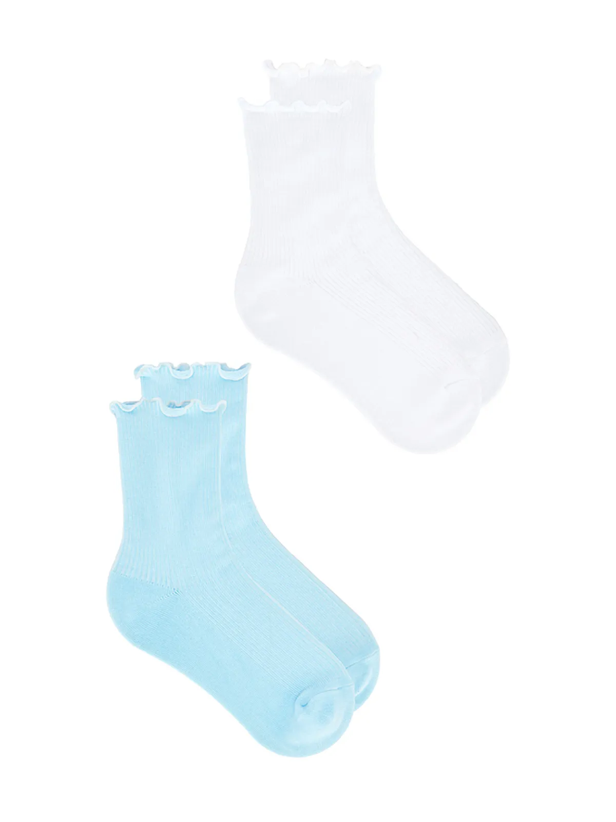 WellBeing + BeingWell RUFFLE SOCK 2 PACK ソックス - 画像2