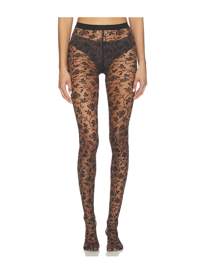 Wolford Wolford ROSE タイツ - Brown,Black.の商品画像