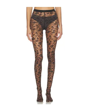 Wolford ROSE タイツ - Brown,Black. - サムネイル1