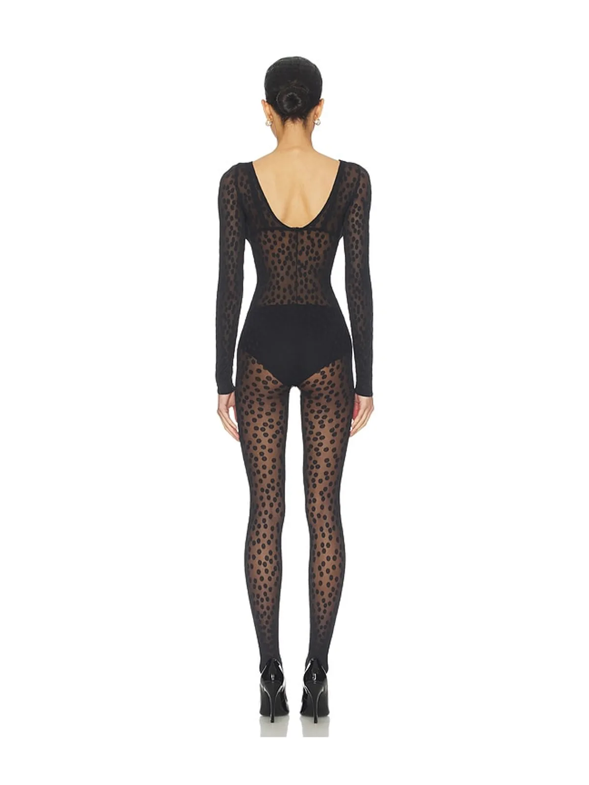 Wolford SWEET ドットキャットスーツ - 画像3