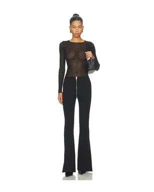 Wolford ベルベットネット イリュージョンボディスーツ - サムネイル5