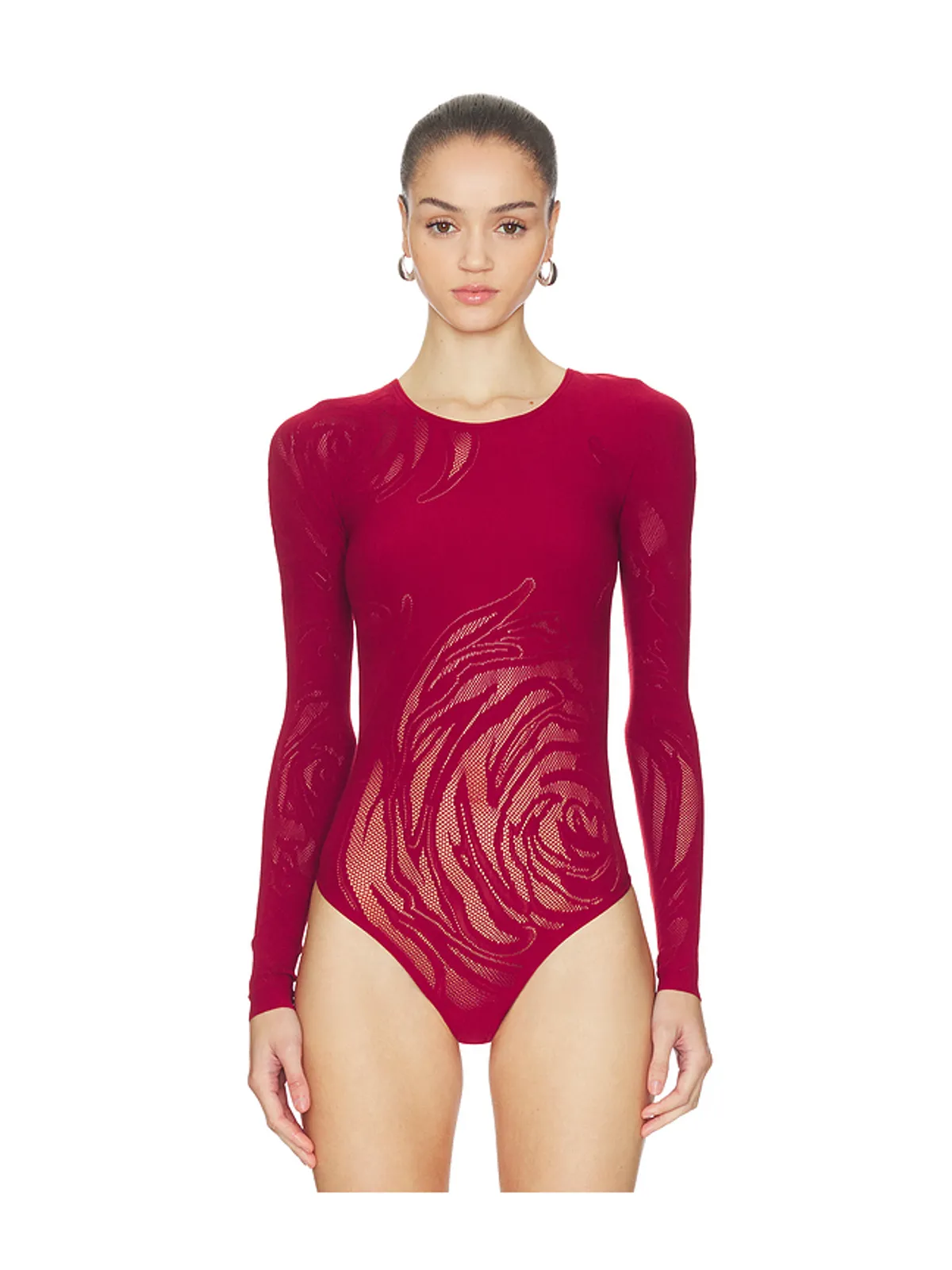 Wolford ROSE ネットボディスーツ - 画像2
