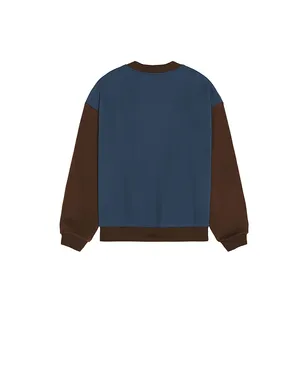 Wish Me Luck セーター - Blue,Brown. - サムネイル2