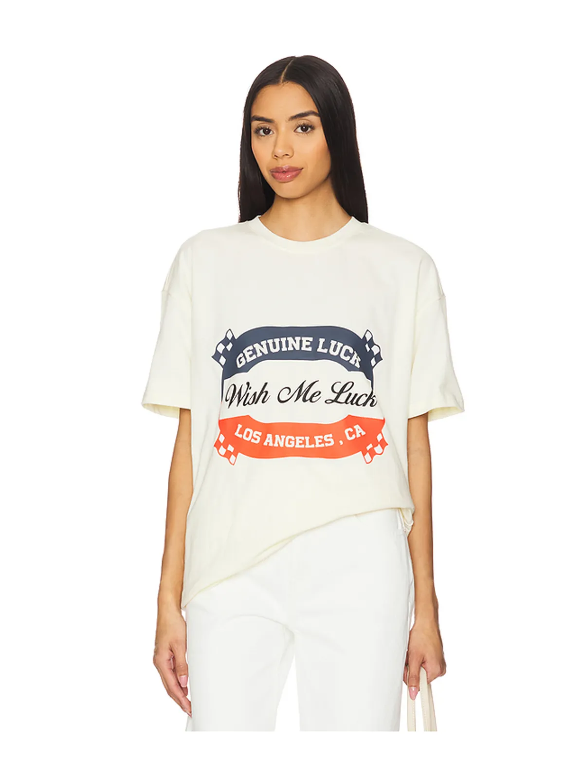 Wish Me Luck GENUINE LUCK Tシャツ - 画像1