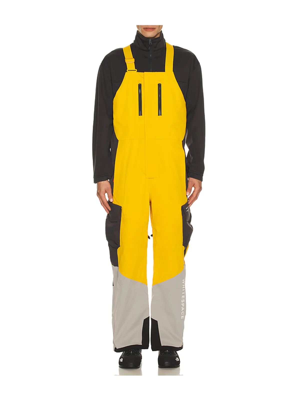 Whitespace オーバーオール - Yellow,Black. - 画像1