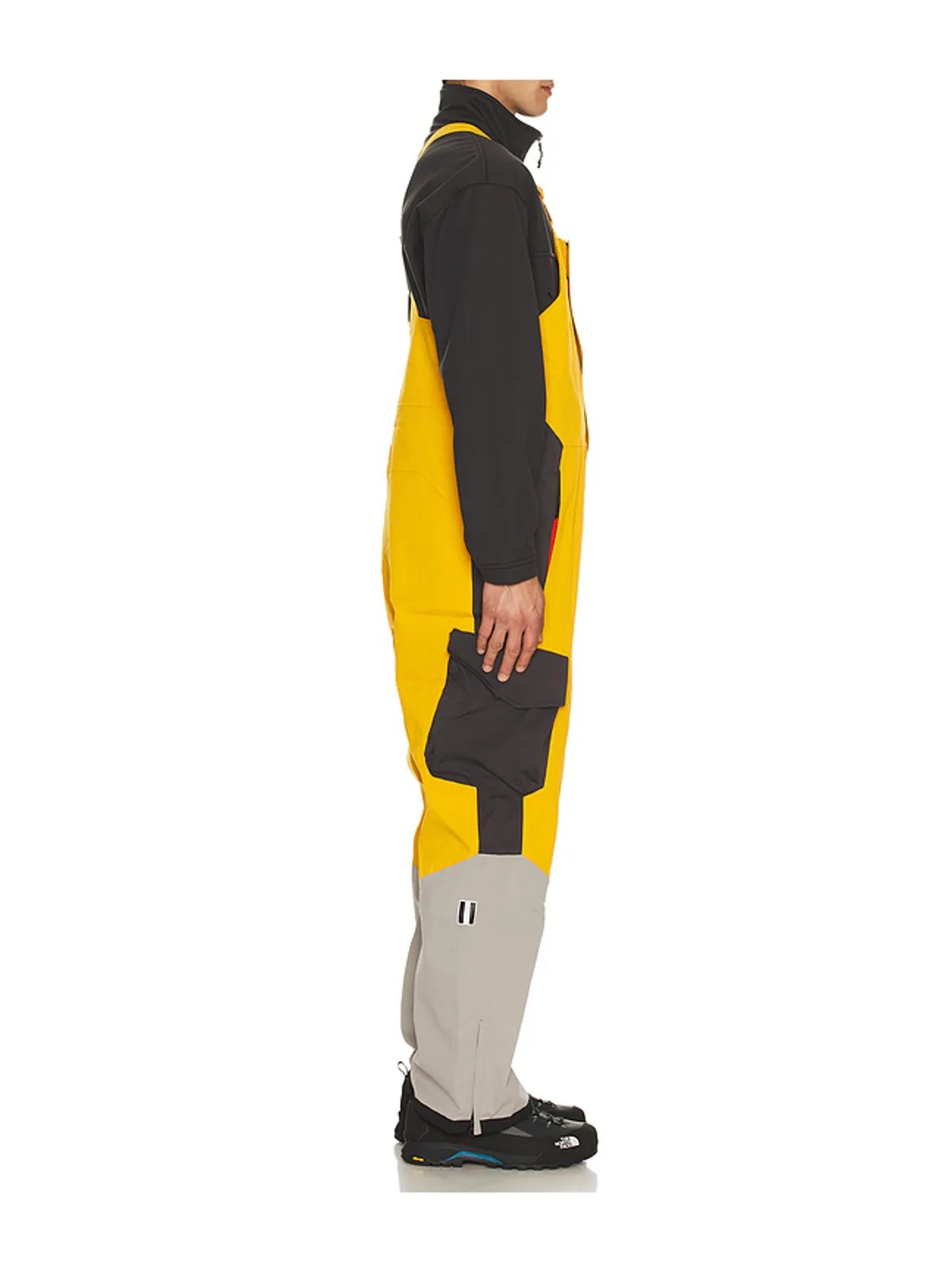 Whitespace オーバーオール - Yellow,Black. - 画像2