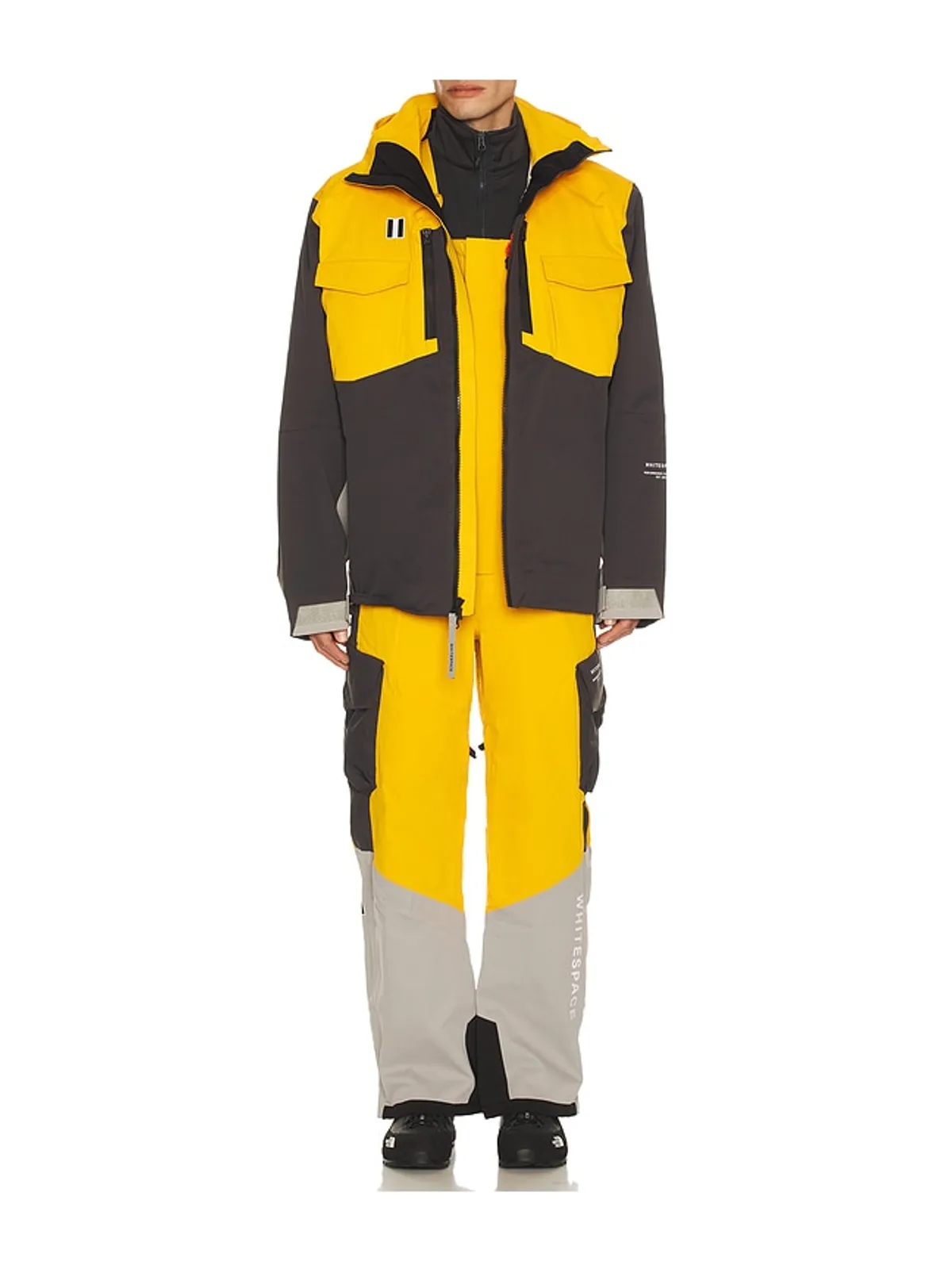 Whitespace オーバーオール - Yellow,Black. - 画像5