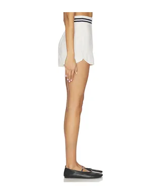 White & Warren カシミア バーシティショートパンツ - White,Black. - サムネイル2