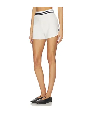 White & Warren カシミア バーシティショートパンツ - White,Black. - サムネイル3