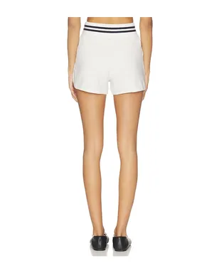 White & Warren カシミア バーシティショートパンツ - White,Black. - サムネイル4
