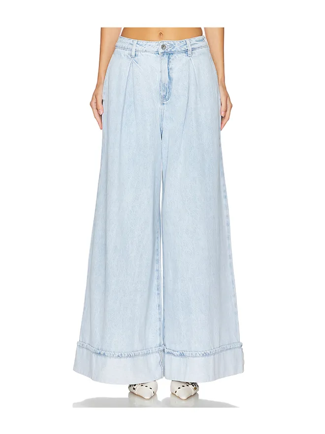 WeWoreWhat WeWoreWhat PLEATED WIDE LEG デニムの商品画像