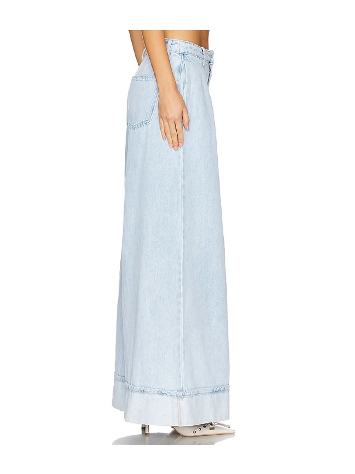 WeWoreWhat PLEATED WIDE LEG デニム - 画像3