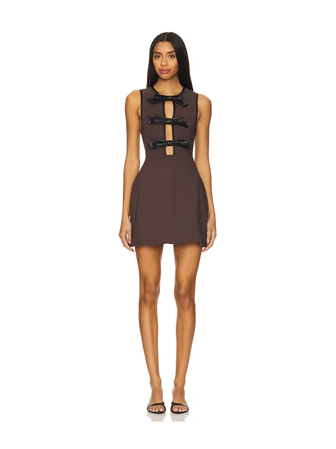 WeWoreWhat WeWoreWhat PIPED PEPLUM ドレスの商品画像
