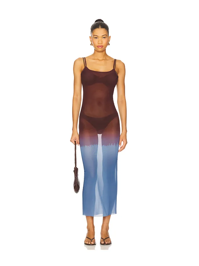 WeWoreWhat WeWoreWhat Mesh Scoop Maxi Slipの商品画像