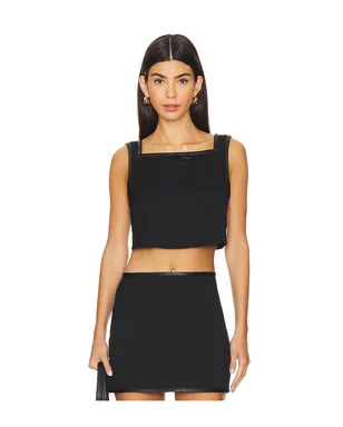 WeWoreWhat CROPPED SQUARE NECK トップ - サムネイル1