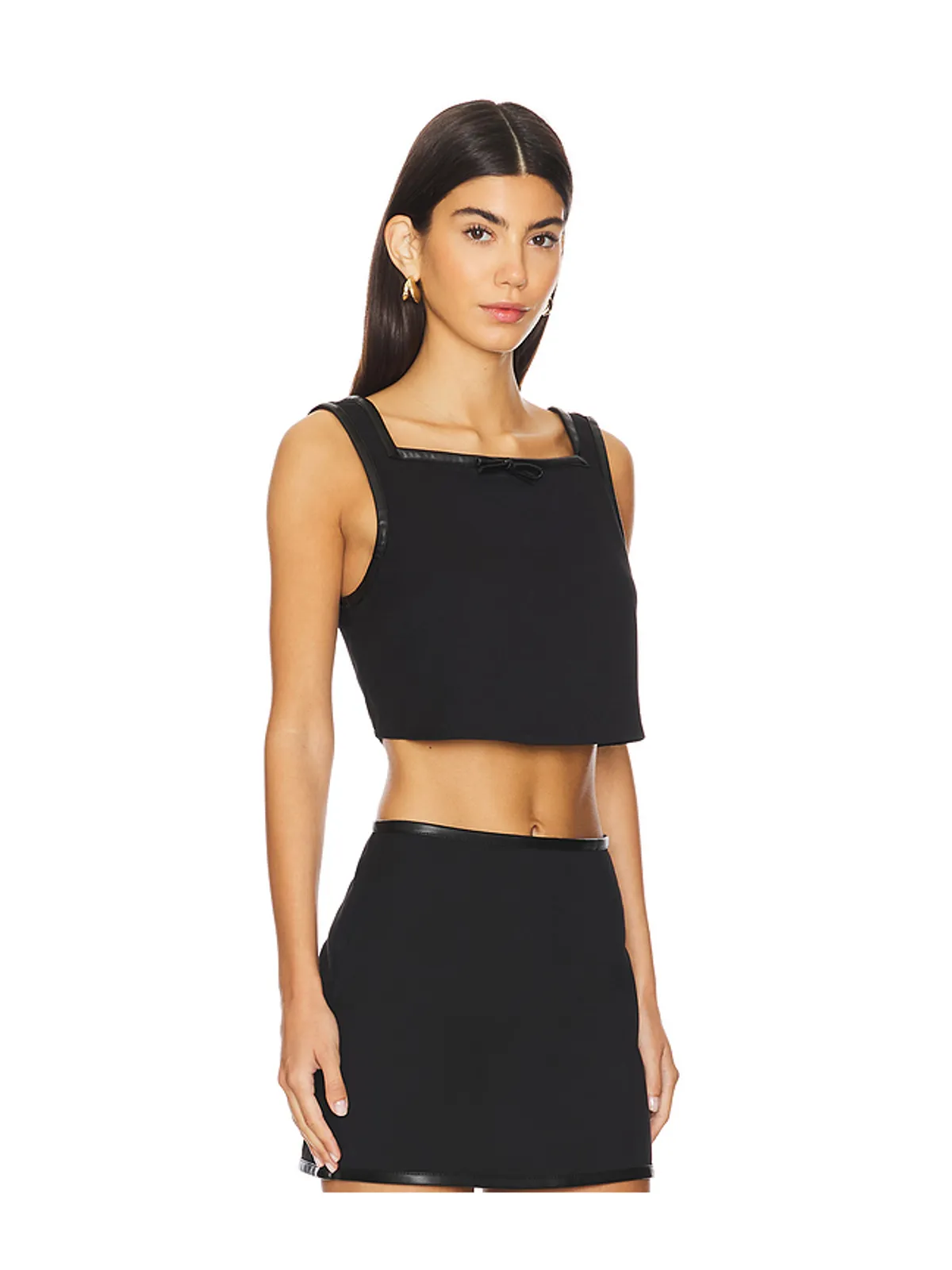 WeWoreWhat CROPPED SQUARE NECK トップ - 画像2