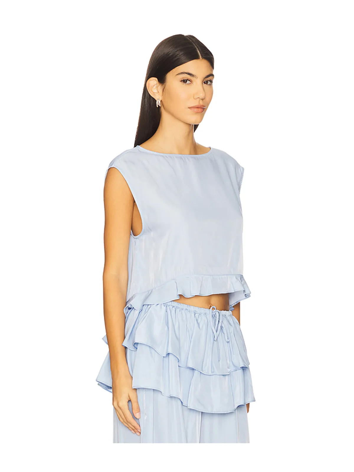 WeWoreWhat Boat Neck Ruffle Top - 画像2