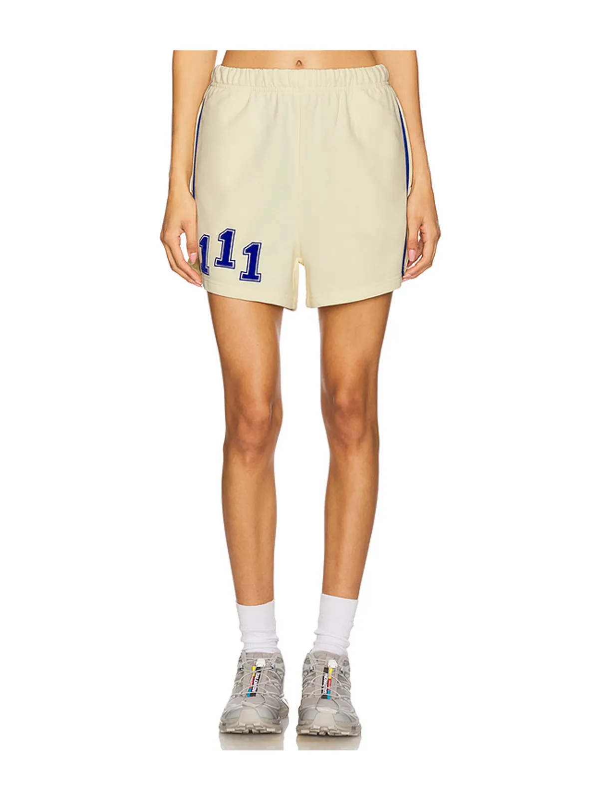 The Mayfair Group MAYFAIR ATHLETIC DEPT スウェットショートパンツ - Yellow,Cream. - 画像1
