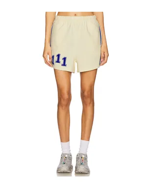 The Mayfair Group MAYFAIR ATHLETIC DEPT スウェットショートパンツ - Yellow,Cream. - サムネイル1
