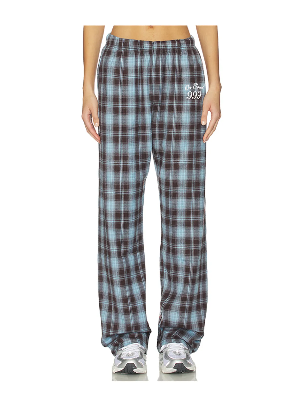 The Mayfair Group CLOUD ワイドレッグ - Baby Blue,Brown. - 画像1
