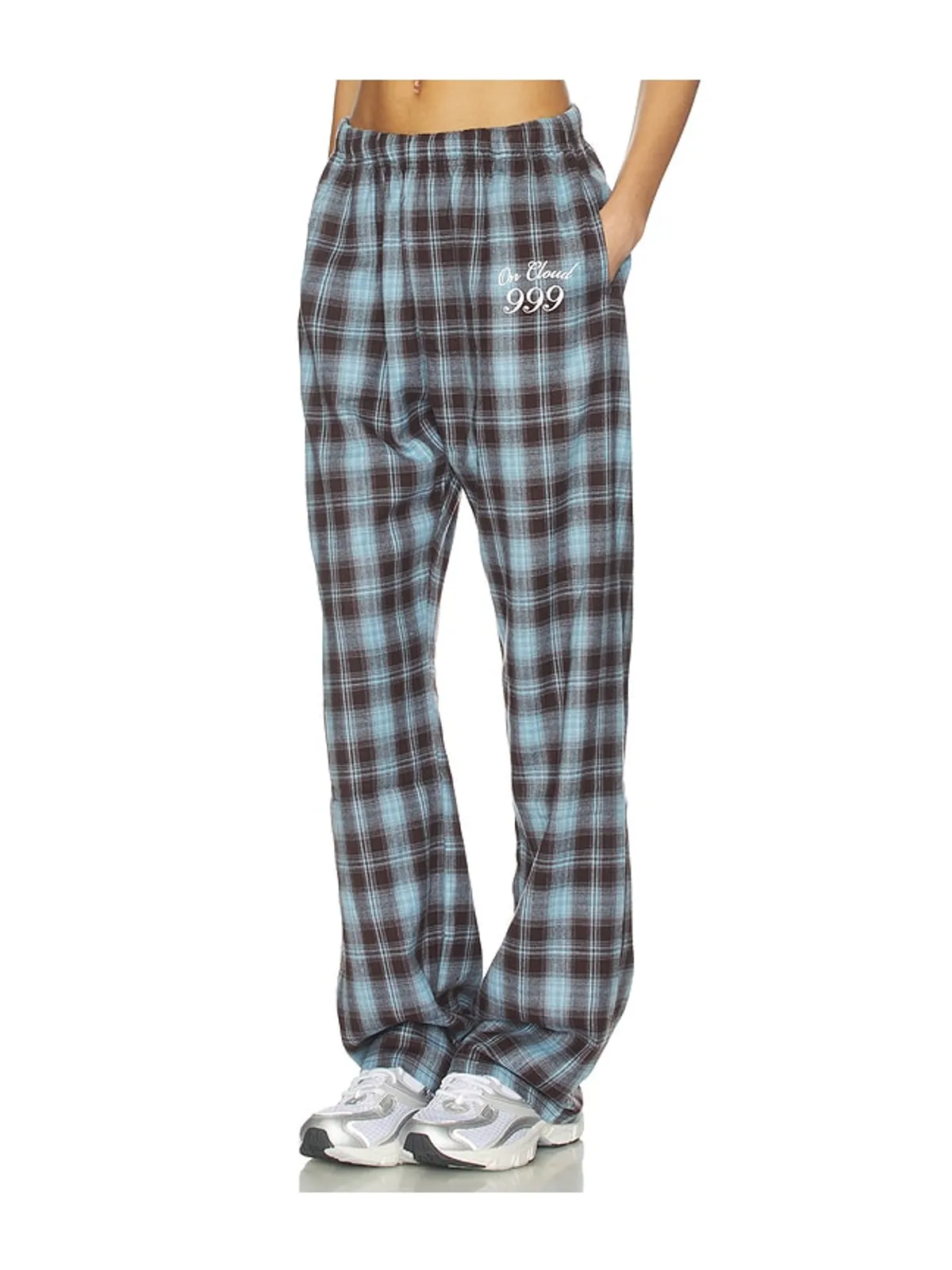 The Mayfair Group CLOUD ワイドレッグ - Baby Blue,Brown. - 画像3