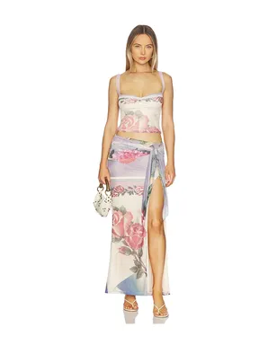 Tiger Mist RAFFIE MINI スカート - Nude,Lavender. - サムネイル5