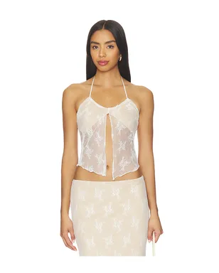 Tiger Mist KAROLINA トップ - Nude,White. - サムネイル1