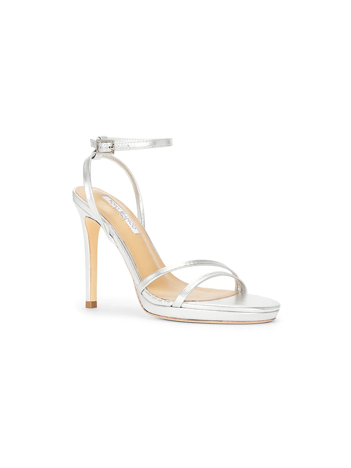 Tony Bianco SAGE サンダル - Metallic Silver, grey. - 画像2