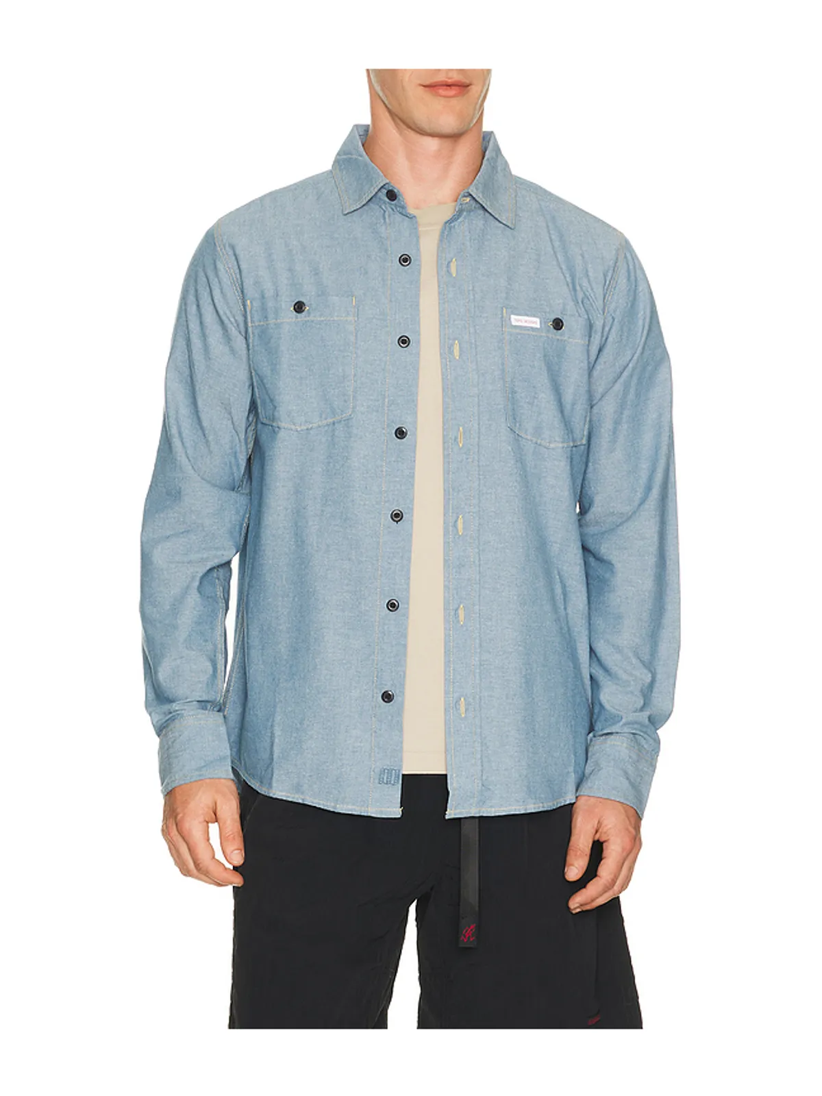 TOPO DESIGNS UTILITY CHAMBRAY シャツ - 画像1