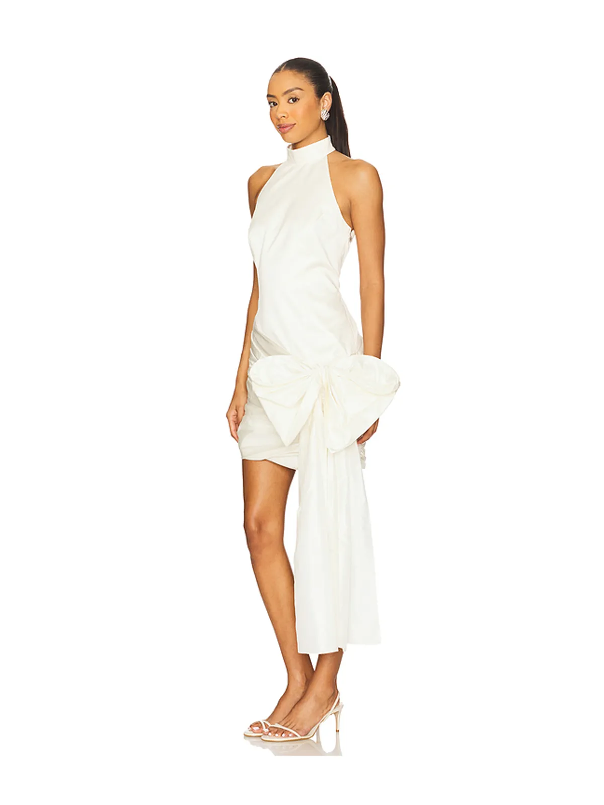ROTATE Satin Bow Dress - 画像2