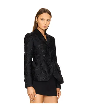 ROTATE JACQUARD DRAPED ブレザー - サムネイル2