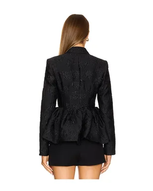 ROTATE JACQUARD DRAPED ブレザー - サムネイル3