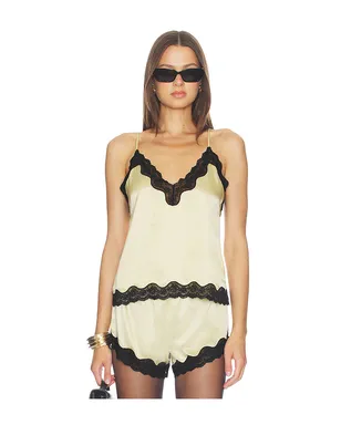 ROTATE CAMISOLE WITH LACE トップ - サムネイル1