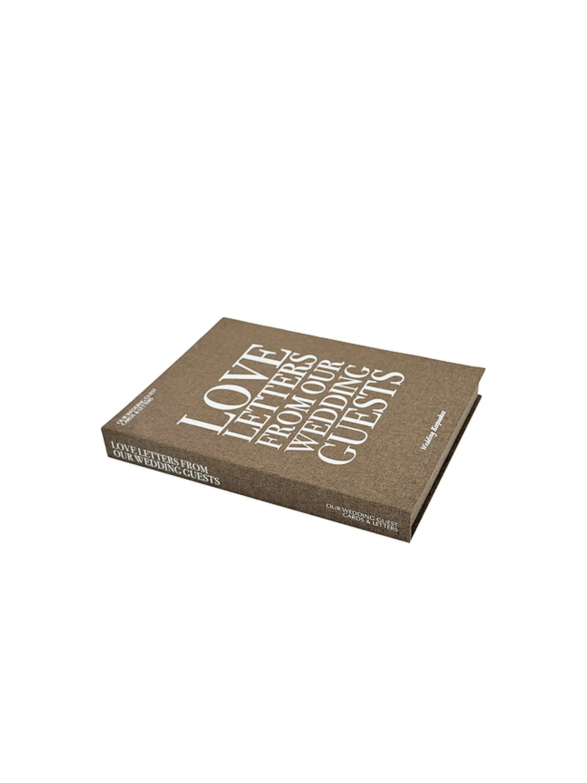 The Ceremony Club Wedding Guest Love Letters Keepsake Book Box - 画像1