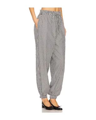 Tanner Fletcher KENNEDY RUFFLE GINGHAM トラックパンツ - サムネイル2