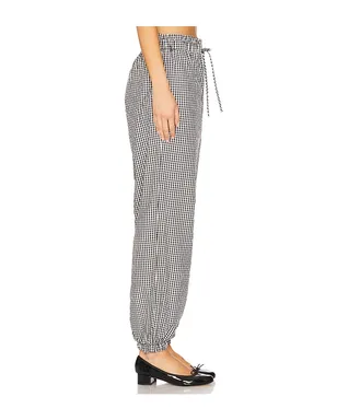 Tanner Fletcher KENNEDY RUFFLE GINGHAM トラックパンツ - サムネイル3