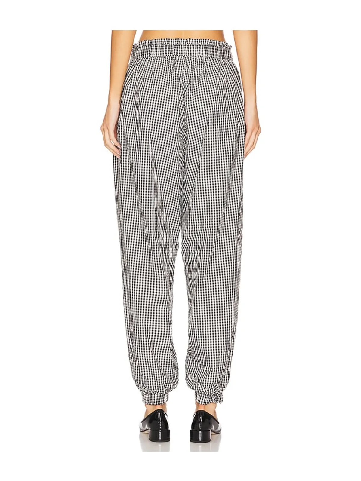 Tanner Fletcher KENNEDY RUFFLE GINGHAM トラックパンツ - 画像4